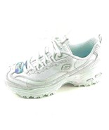 Skechers 11931 White/ Silver D&#39;Lites Air Cooled Memory Foam Lace Up Snea... - £64.10 GBP