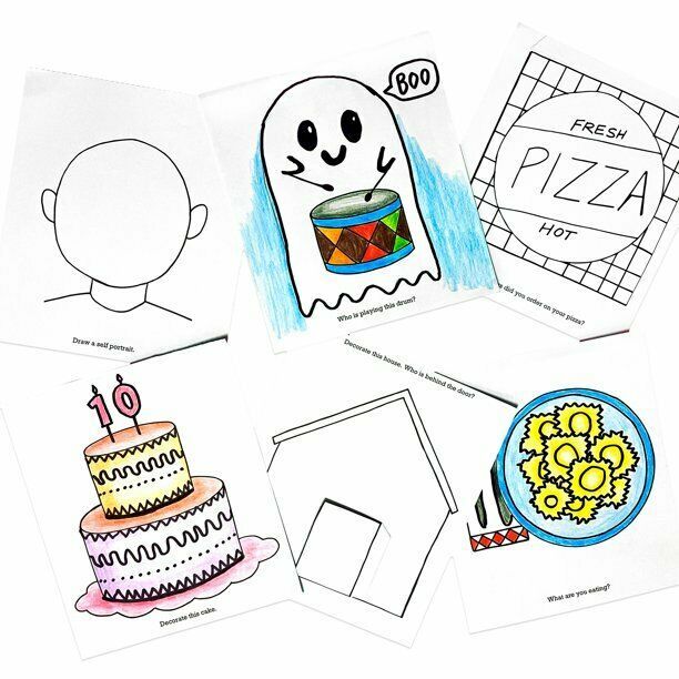Smarts and Crafts Go Make Your Own Drawing Activity Kit, 39 Pieces, Unisex Item image 3