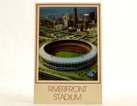 Riverfront Stadium, Cincinnati Ohio, Photo Post Card, Vintage, Unposted,... - £7.62 GBP