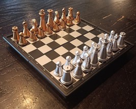 Mini Chess Set - Vikutu 5.11 Inch Small Portable Travel Chess Set - Magn... - $14.55