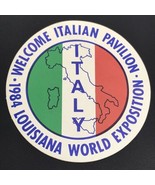 Louisiana World Exposition Italy Sticker Decal Italian Pavilion 80s Expo... - £9.67 GBP