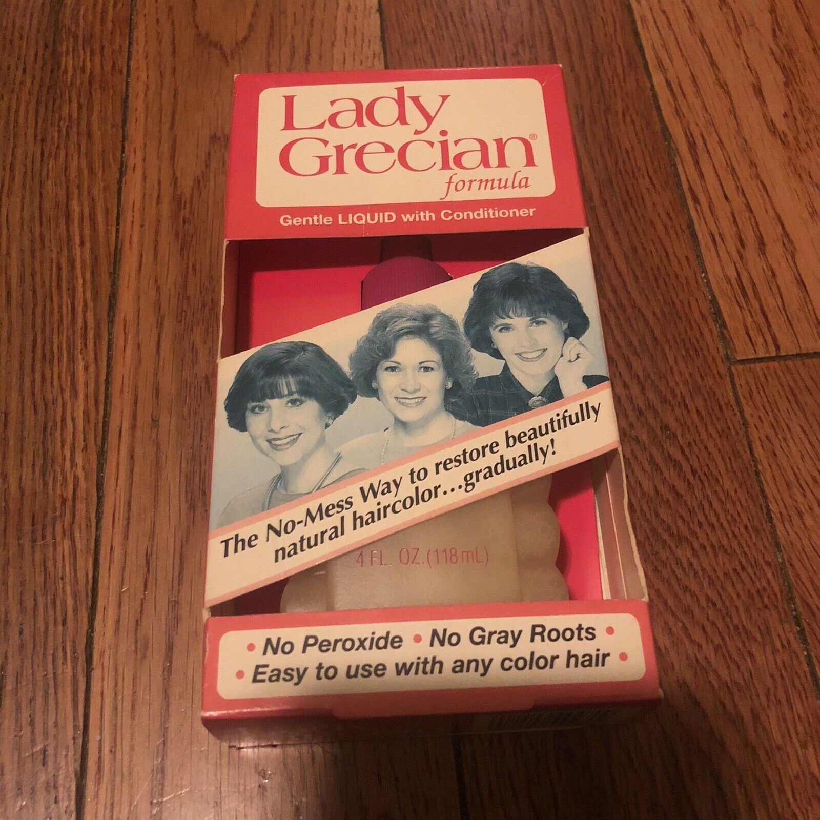 Lady Grecian Formula 4oz Lead Acetate Gray Hair Color Conditioner NEW