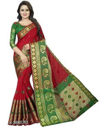 Bollywood style beautiful Stylish Banarasi Silk Women Saree Party wear s... - $52.44 CAD