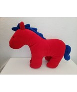 Velveteenie Circus Horse Plush Stuffed Animal Red Blue North American Be... - £29.49 GBP