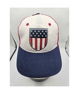 USA World Sport Adjustable Cap Hat NWT Red White Blue - $12.73