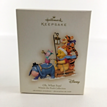 Hallmark Keepsake Ornament Disney Winnie The Pooh Friends Oh What Fun New 2007 - £39.62 GBP