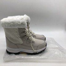 Women&#39;s COOJOY  Snow Boots Winter Furry Mid Calf Shoes Size 6.5 - £59.67 GBP