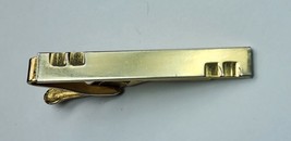 Vintage Tie Bar Clip Clasp Stay Gold Tone MCM Mid Century - £6.95 GBP