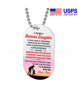 Mother &amp; Daughter Dog Tag Birthday Gift for Daughter  Always be With You... - £27.77 GBP+