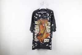 Cardi B Mens 3XL Faded Acid Wash Spell Out Money Rap Hip Hop Tee T-Shirt Black - £27.09 GBP