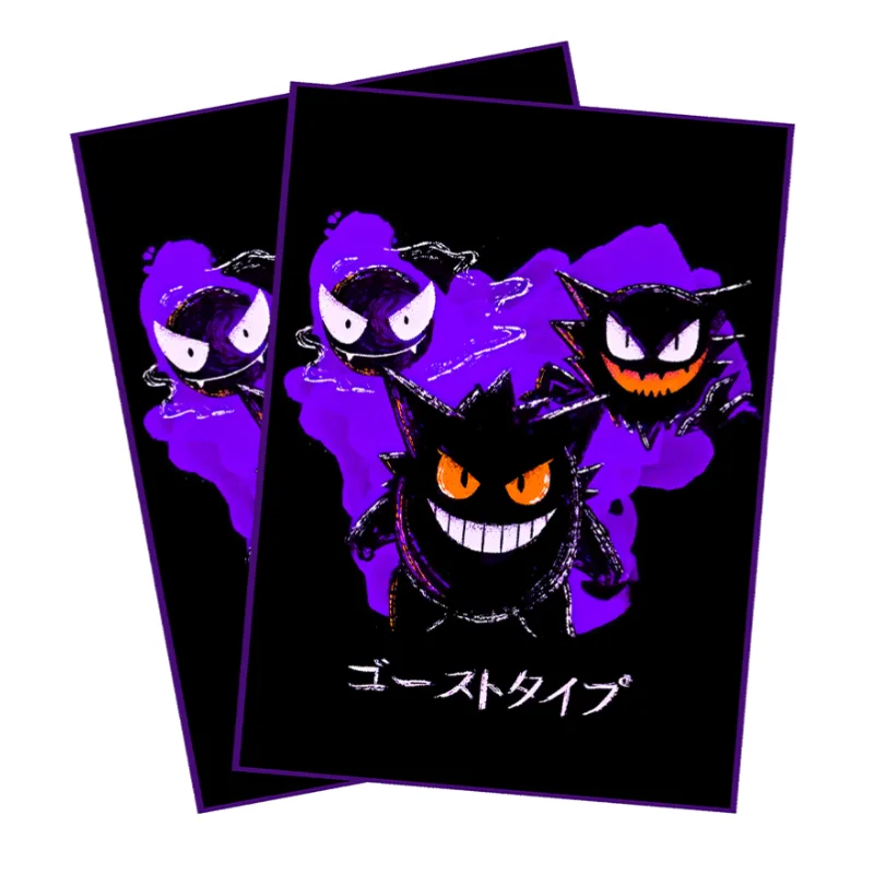 60Pcs/set 66X91Mm Anime Pokemon PTCG TCG Game DIY Card Sleeve Gengar Card - £14.33 GBP