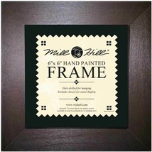 Mill Hill 6 x 6 Hand Painted Wooden Frame Chocolate - £19.94 GBP