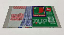 Indiana Unrolled Aluminum “7 UP” Can 1959 States- United We Stand - $10.36