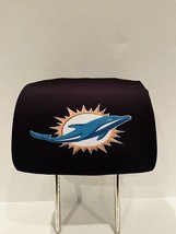 Miami Dolphins NFL Black Head Rest Cover - £13.45 GBP