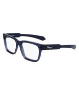 New Salvatore Ferragamo SF-2941 456 Crystal Dark Blue Eyeglasses 54/18/145 - $166.43 CAD
