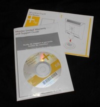 HPv.15/v.17/v.1/f1705/f1905 LCD Monitors, Hewlett Packard 2004; Computer CD, New - $4.95