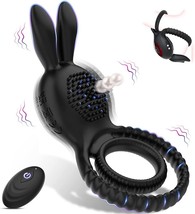 Vibrating Cock Ring - Penis Ring Sex Toys for Men with 10 Vibrating Mode - $24.07