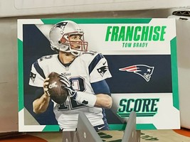 2015 Score - Franchise Green #1 Tom Brady Multi Time Super Bowl Champion - £18.37 GBP