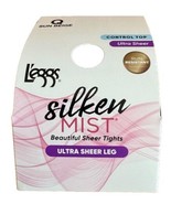 L&#39;eggs Silken Mist Pantyhose Ultra Sheer Leg Control Top, Size Q SUN BEIGE - $13.66 CAD