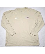 Nike Dri-Fit Quarter-Zip Pullover Beige Long Sleeve Mens XXL Whitehall Z... - $543.11 MXN