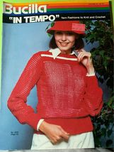 Bucilla In Tempo Yarn Fashions To Knit & Crochet Design Book - £3.14 GBP