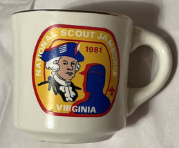 National Scout Jamboree 1981 Mug Boy Scouts of America Vintage - £11.73 GBP