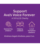 Donate to Avas Voice Forever 501(c)(3) Charity Supporting Children &amp; Com... - $0.99