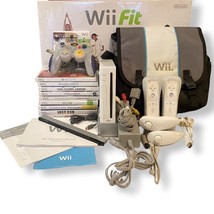 HUGE Wii Bundle + 18 Games, 3 Controllers, Fit Board, Fully Tested &amp; Complete - £86.58 GBP
