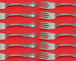 Burgundy by Reed and Barton Sterling Silver Salad Fork Set 12 pieces 6 1/2&quot; - £559.73 GBP