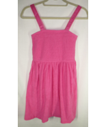 Child Size Large(12-14) Girls Juicy Couture Pink Smocked Terry Dress, NWT - $29.99