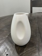 Calvin Klein Basso Creamer Pitcher Bone White Ceramic Discontinued - $741.49 MXN