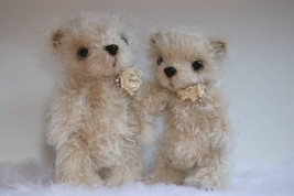 Big twins teddy bear/White teddy/Big polar plush toy/Collectible bear/Ar... - £351.81 GBP