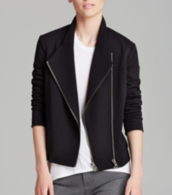 Helmut Lang Damen Jacke Dbl Zip Jkt.Sft Sv Solide Schwarz Größe P E01HW115 - £91.22 GBP