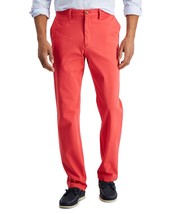 Club Room Men&#39;s Four-Way Stretch Chino Pants Retro Red-34x32 - $21.99