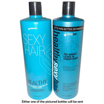 Sexy Hair Healthy Tri-Wheat Leave In Conditioner Mimosa Flower 33.8oz 1000ml - £25.93 GBP