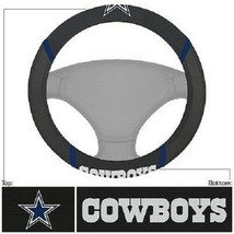 NFL Dallas Cowboys Embroidered Mesh Steering Wheel Cover by FanMats - £23.94 GBP