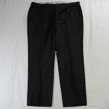 Santorelli 42 x 30 Black Romo Super 110s Loro Piana Mens Dress Pants - £45.90 GBP