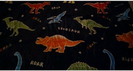 New Dinosaur Blanket  Glow in the Dark Throw Blanket for Kids 50x60&quot; - $13.88 CAD