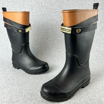 Tommy Hilfiger Marcie Pull On Rubber Tall Rain Boots Girls Size 1 Youth ... - $29.87