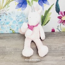 Wondershop Jingle City Pink Unicorn Plush 16&quot; with Knit Scarf 2018 - £12.02 GBP