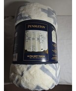 Pendleton Ultra Plush Fleece Sherpa Throw Blanket (50x70”) New - $29.69
