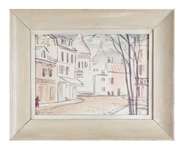 &quot;Untitled&quot; (Village Scene) Watercolor on Paper by Charles Allyn Gordon 21x16&quot; - £299.12 GBP