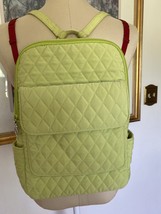 Vera Bradley Backpack Green Quilted - $35.99
