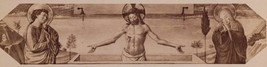 Vintage Christ Dem Man Of Sorrows Between The Natives Mary And St. John ... - £51.33 GBP