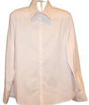 Theory Men&#39;s Light Pink Striped Cotton Casual Shirt Size XL - £66.10 GBP