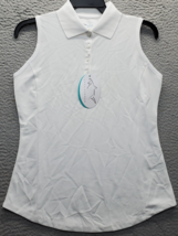 Greg Norman Golf Performance Polo Shirt Women XS White Play Dry Stretch ... - $24.47