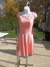 Nwt Betsey Johnson Very Cute Pink Flower Print Dress 6 - £39.86 GBP
