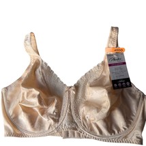 Playtex Secrets Lift Support Underwire Bra 4422 40DD Natural Beige Lace ... - $17.09