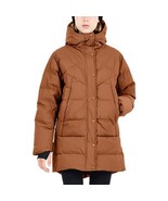 Indyeva/Indygena Elina Size S Women&#39;s WP Hooded Winter Jacket Tortoise H... - $247.49