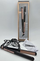 Conair InfinitiPRO 1&quot; Ceramic Flat Iron Hair Straightener Rose Gold Tested - $16.89